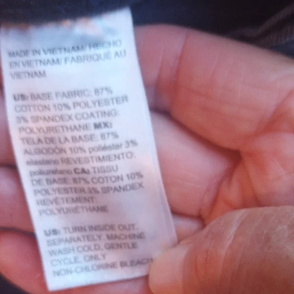 Chico's Navy With Splashs Of Black Jeans - Picture 8 of 13